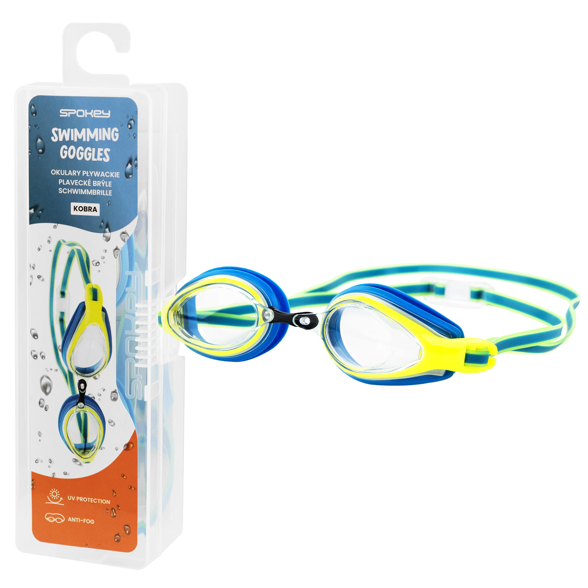 Okulary pływackie Spokey Kobra 3/4