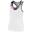Camiseta Tirantes Hypercourt Singlet 3 de tenis y pádel mujer K-Swiss blanco