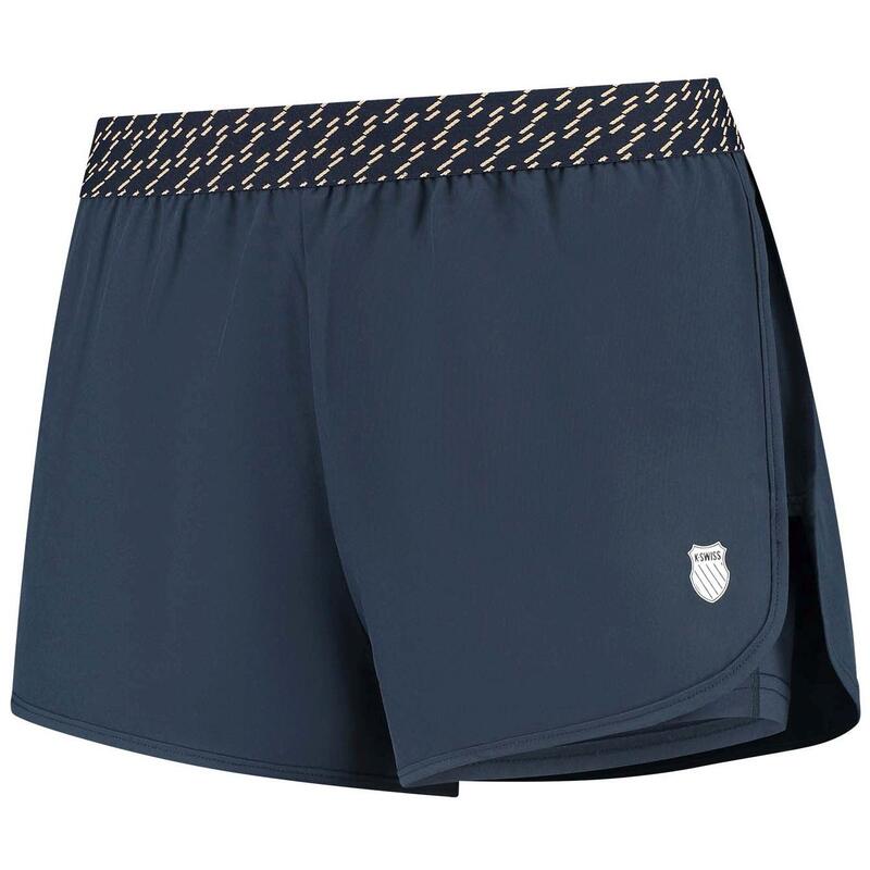 Pantalón Corto Hypercourt 6 de tenis y pádel mujer K-Swiss azul