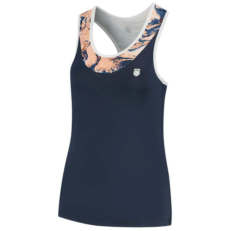 Camista Tirantes Hypercourt Singlet 3 de tenis y pádel mujer K-Swiss azul