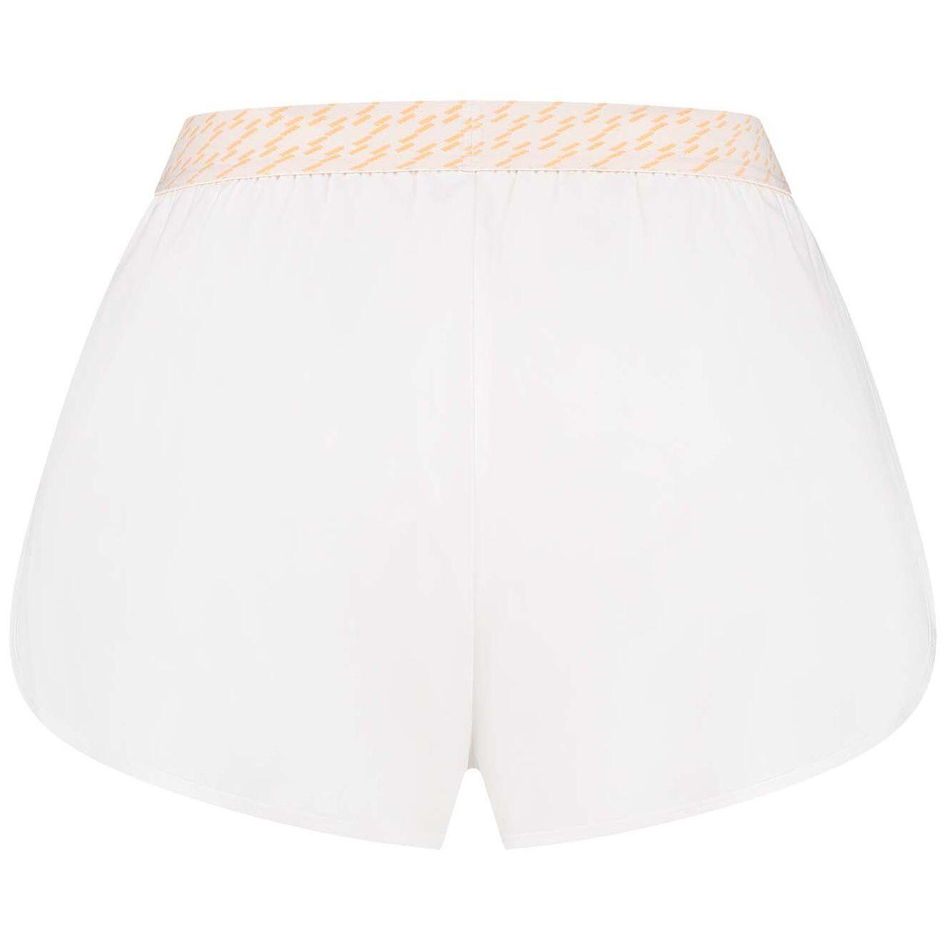 Pantalón Corto Hypercourt 6 de tenis y padel mujer K-Swiss blanco 2/3
