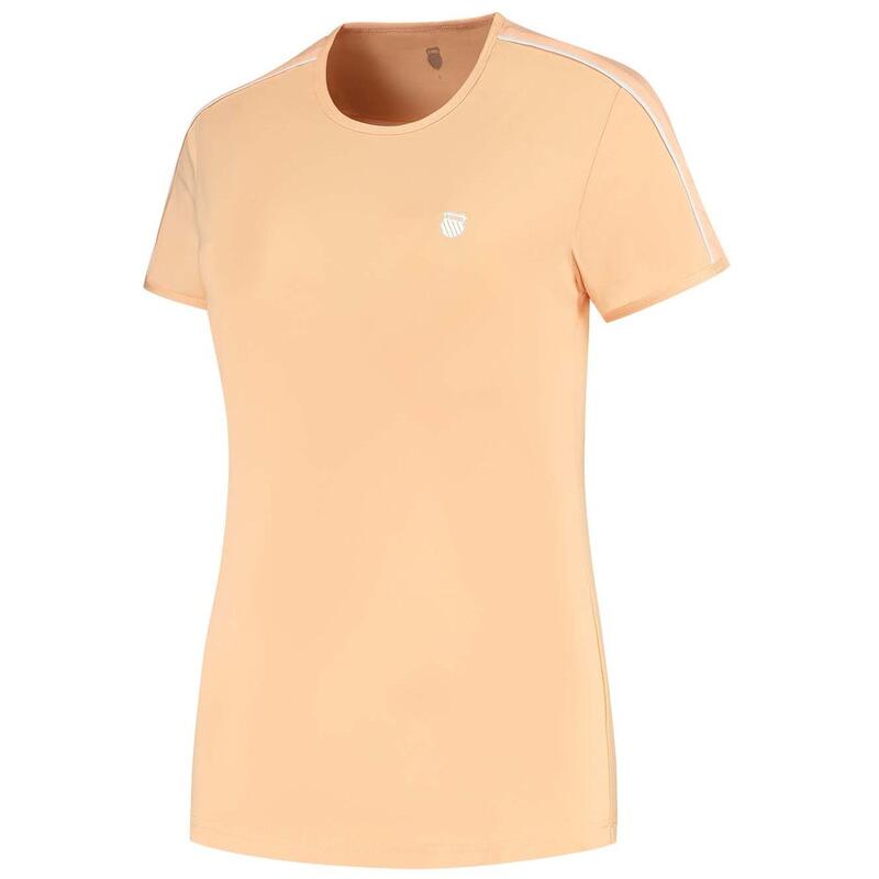 Camiseta Hypercourt Crew 3 de tenis y pádel mujer K-Swiss naranja