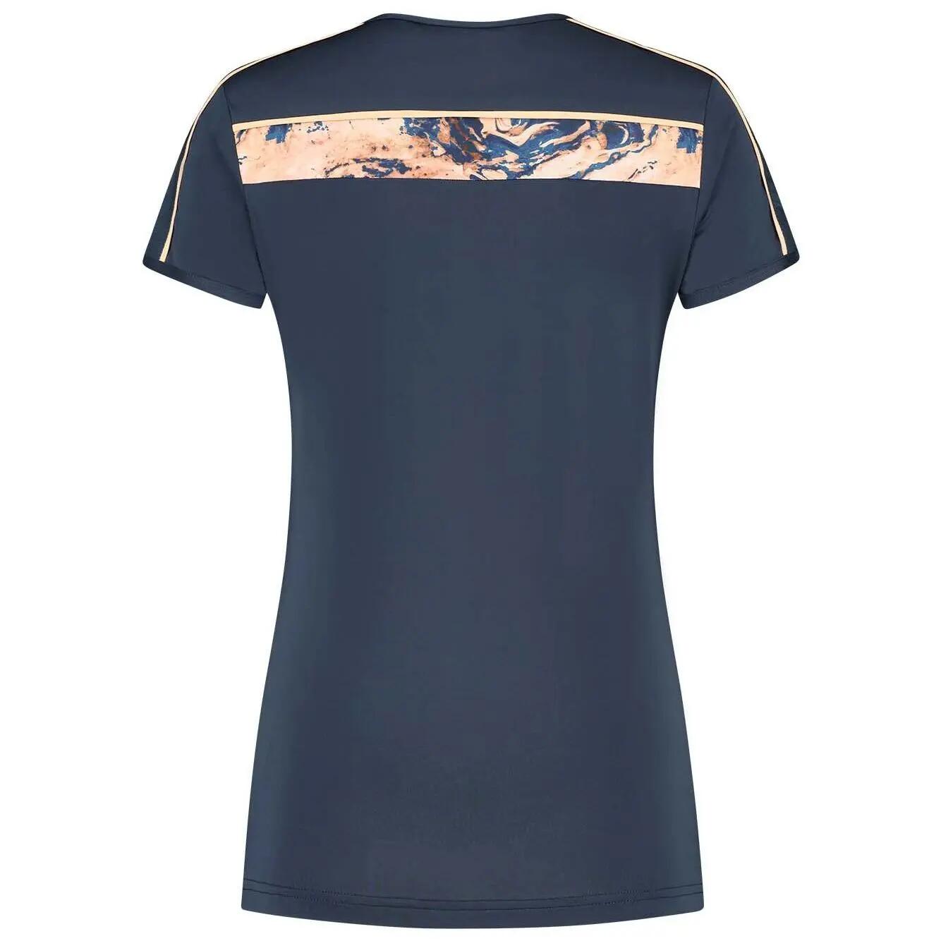 Camiseta Hypercourt Crew 3 de tenis y pádel mujer K-Swiss azul 2/3