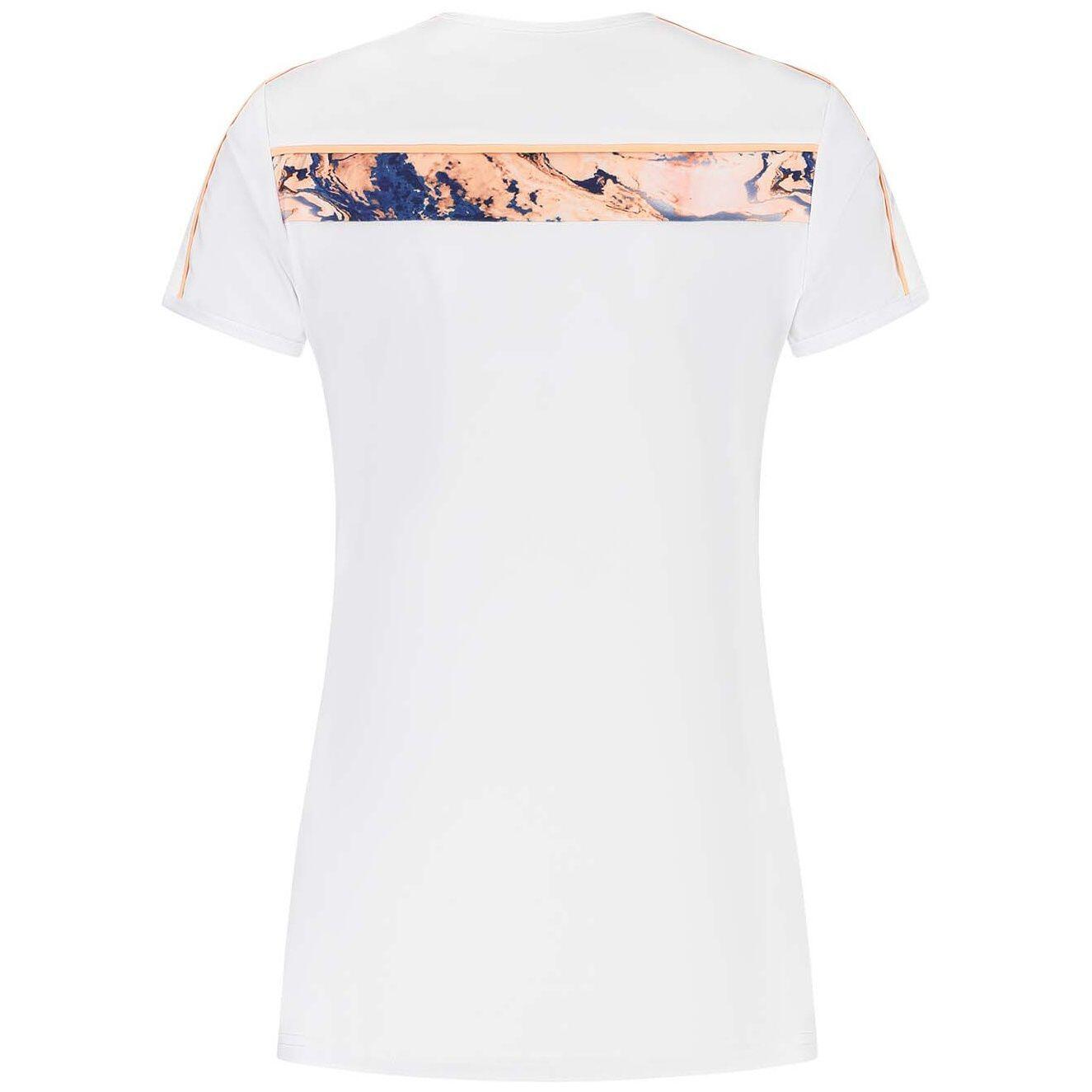 Camiseta Hypercourt Crew 3 de tenis y pádel mujer K-Swiss blanco 2/3