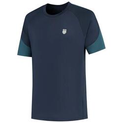 Camiseta Hypercourt Mesh Crew 3 de tenis y pádel hombre K-Swiss azul