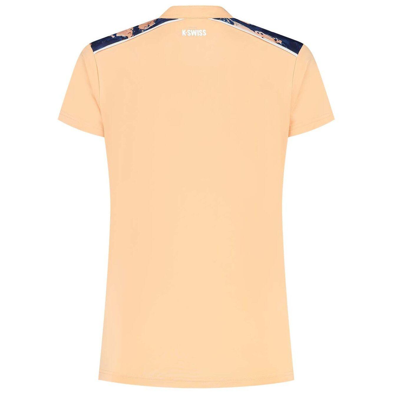 Camiseta Hypercourt Advntg 3 de tenis y pádel mujer K-Swiss naranja 2/3