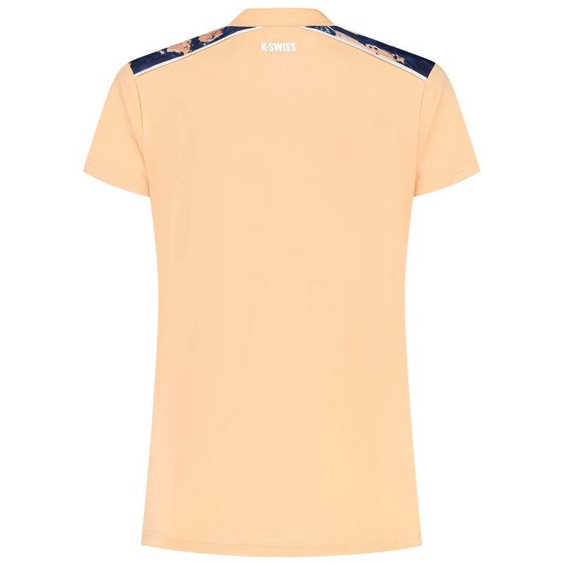 Camiseta Hypercourt Advntg 3 de tenis y pádel mujer K-Swiss naranja