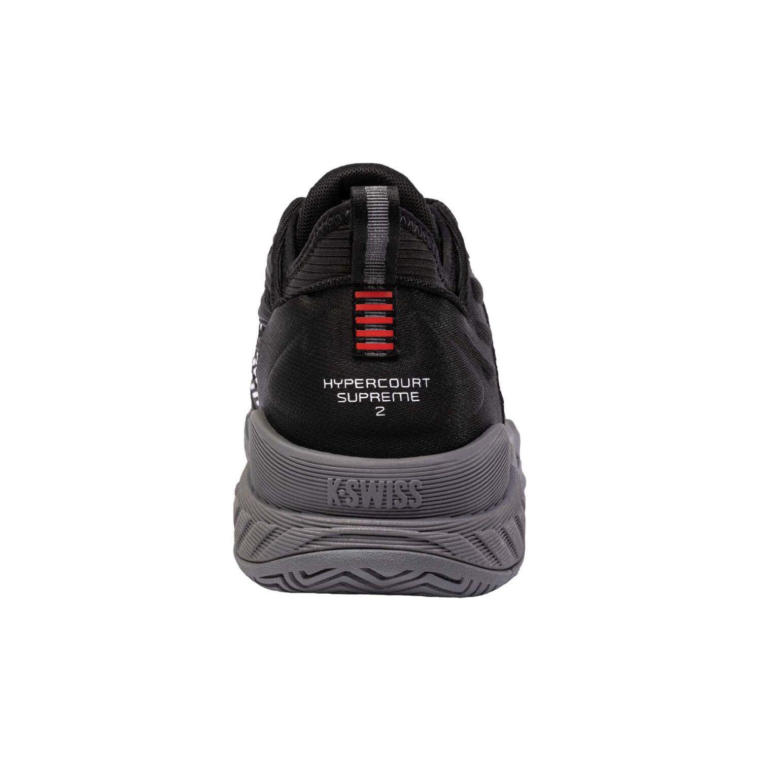 Zapatillas Hypercourt Supreme 2 de tenis y pádel hombre K-Swiss negro 5/7