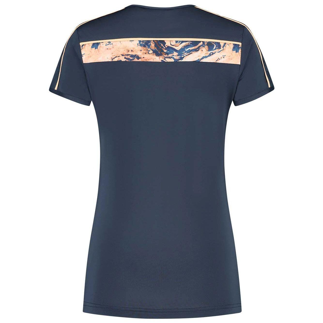 Camiseta Hypercourt Crew 3 de tenis y pádel mujer K-Swiss azul 2/3