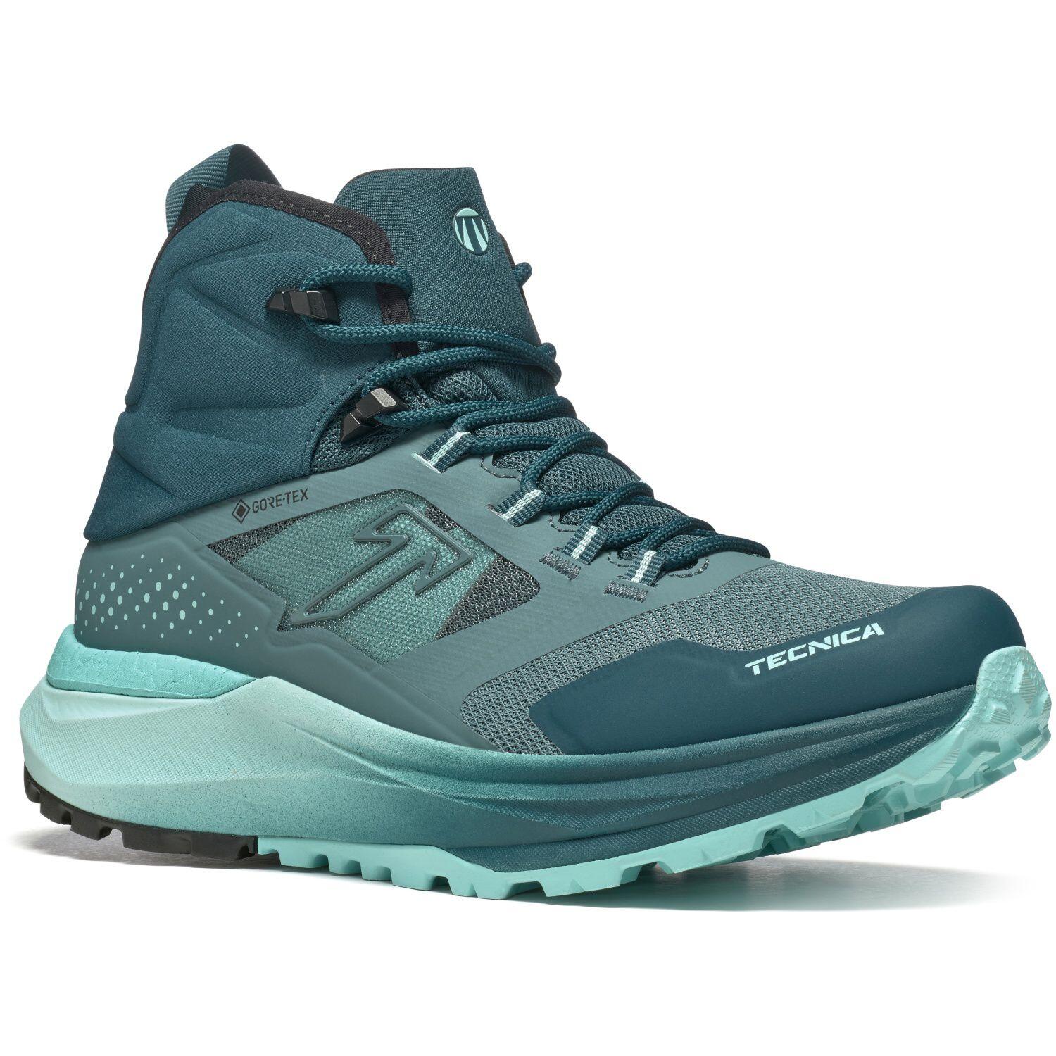 Tecnica - Chaussures De Randonnée Femme Tecnica Agate Mid Gtx - Chaussures De Sport - Bleu - Decathlon