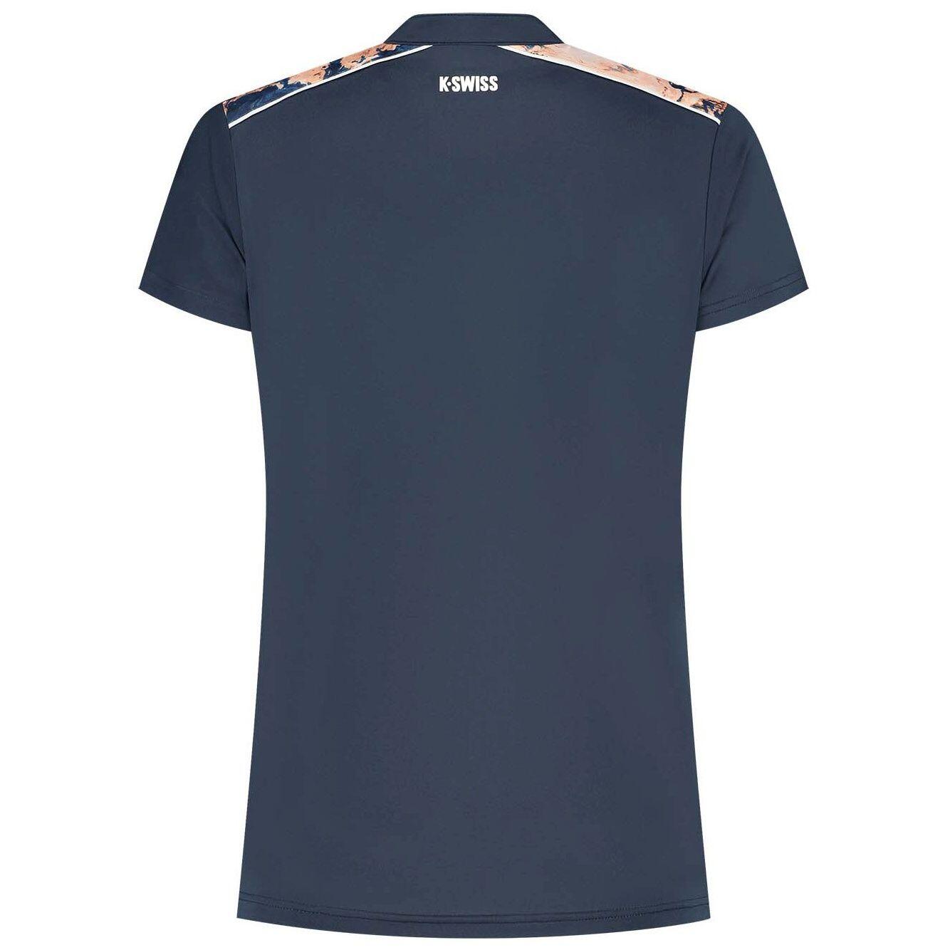 Camiseta Hypercourt Advntg 3 de tenis y pádel mujer K-Swiss azul 2/3