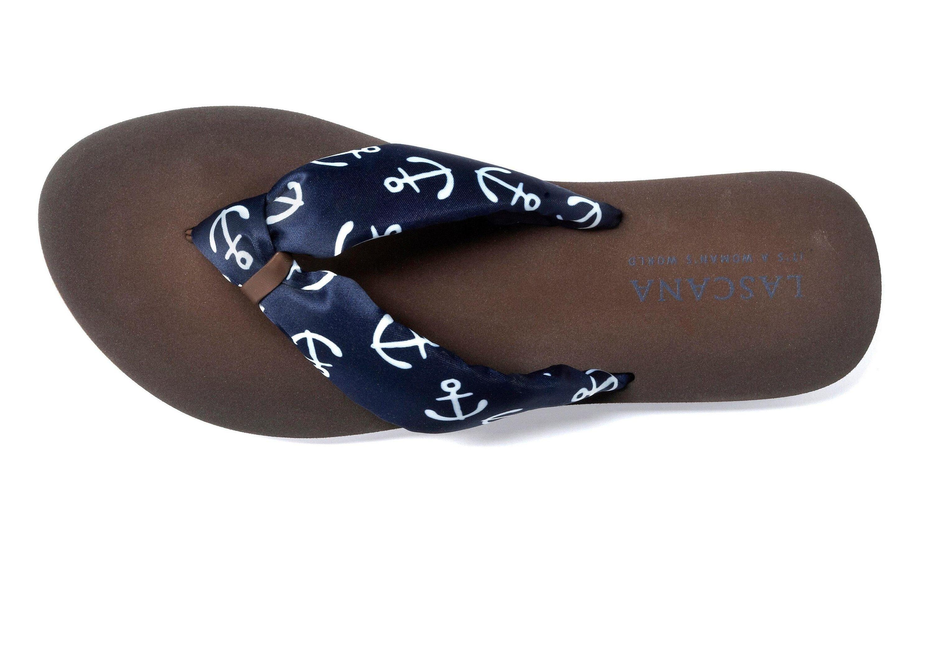 Women's Flip Flops Lascana Ankerprint 4/7