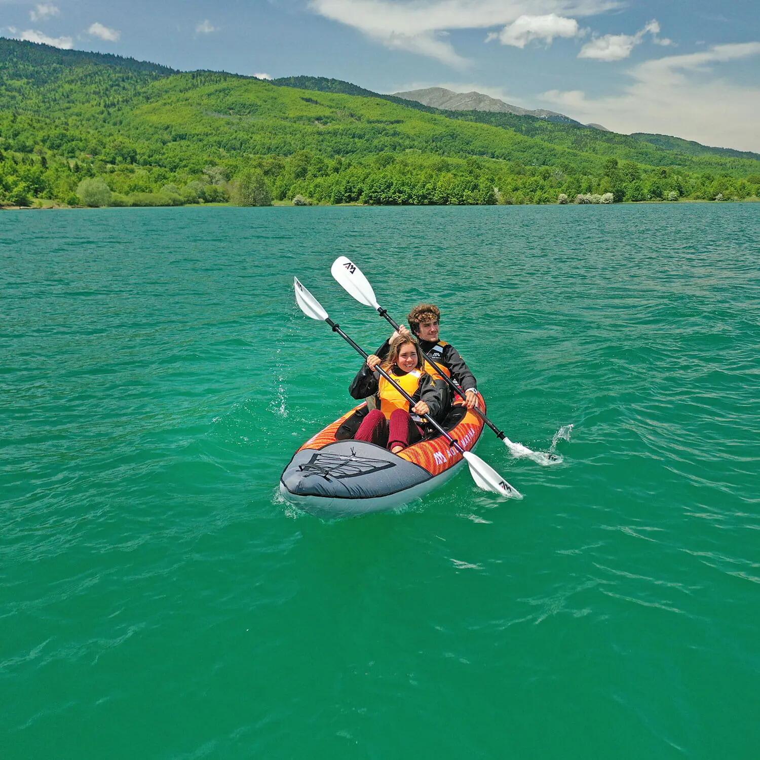 Kajak pompowany AQUA MARINA MEMBA 390 2022 + Pompka elektryczna STAR 6 5/5