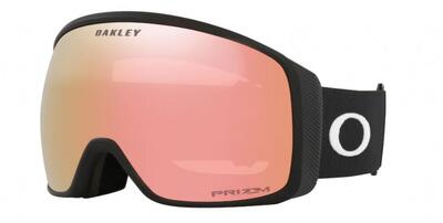 Oakley flight tracker l skibril mat zwart/ prizm rose gold