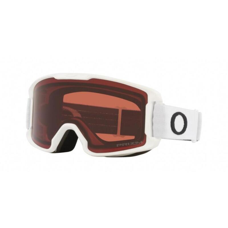 Oakley Line Miner S Skibril (extra klein) Youth Mat Wit/ Prizm Garnet
