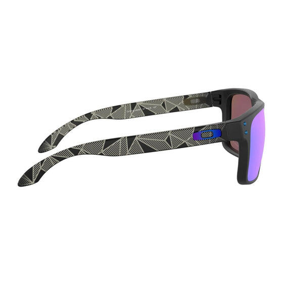 Oakley Holbrook Masken-Sonnenbrille blau/schwarz mit Etui 6/7