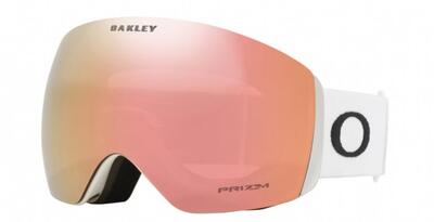 Oakley flight deck l skibril mat zwart/ prizm snow rose gold