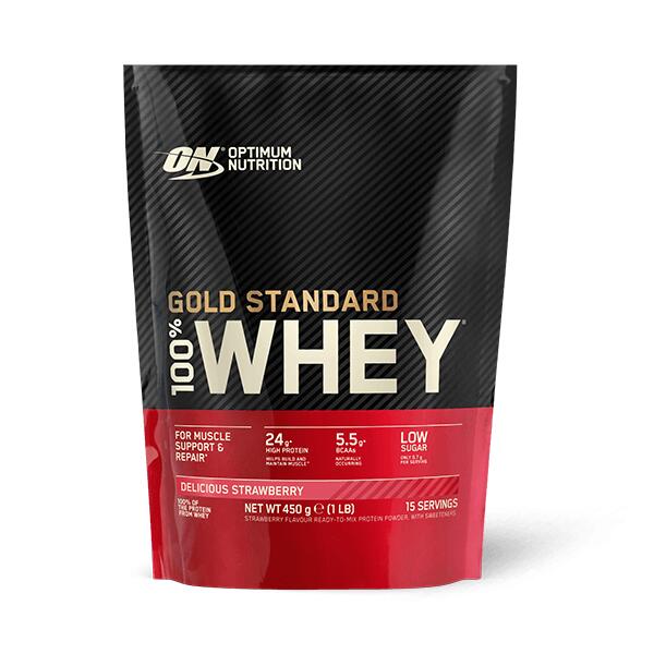 Odżywka białkowa WHEY GOLD STANDARD 100% 450g STRAWBERRY