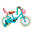 Nogan Butterfly Kinderfiets - 14 inch - Turquoise