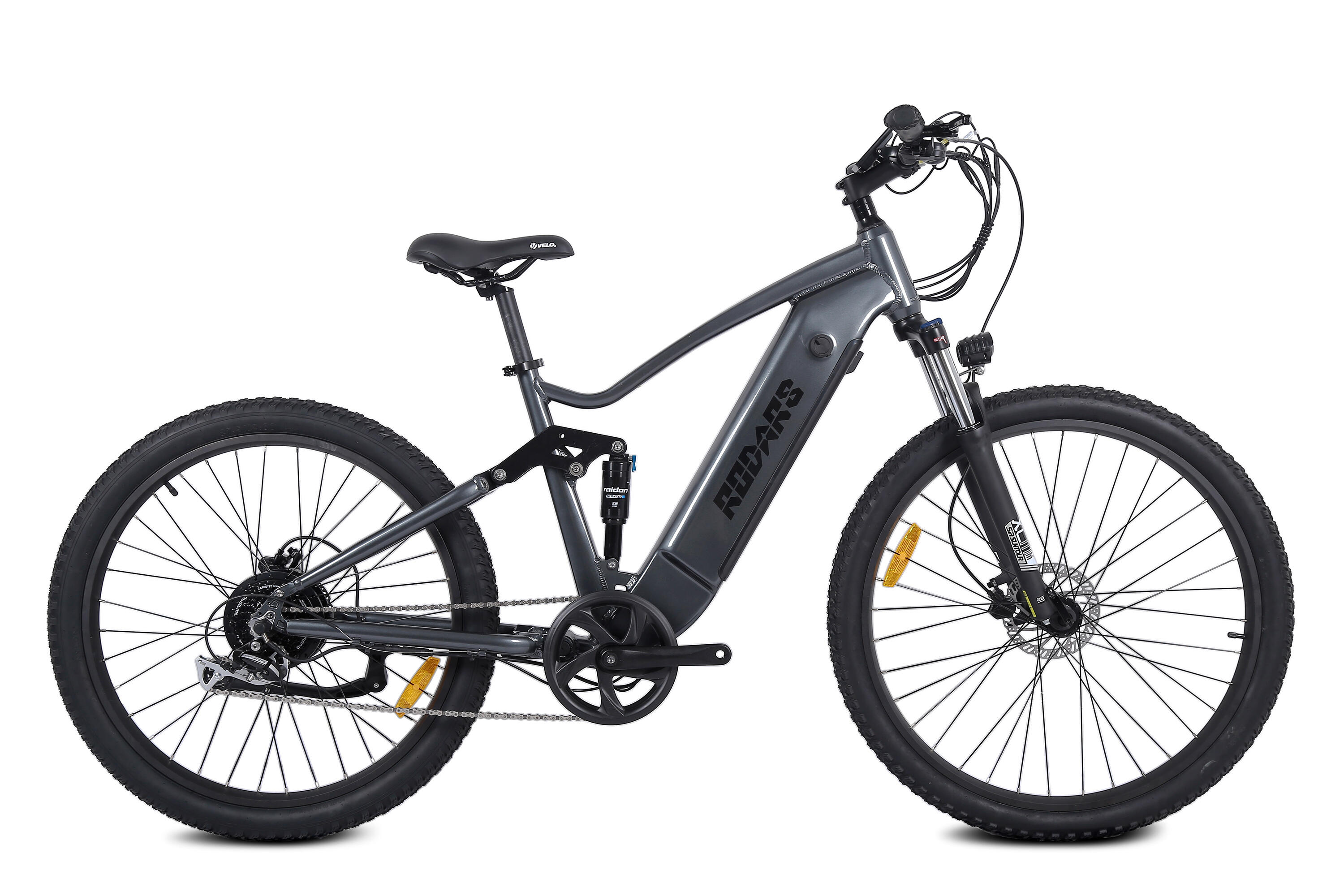 RODARS Bicicleta Eléctrica Montaña - Rodars Stamina Doble Susp. Gris Antracita Metaliz.