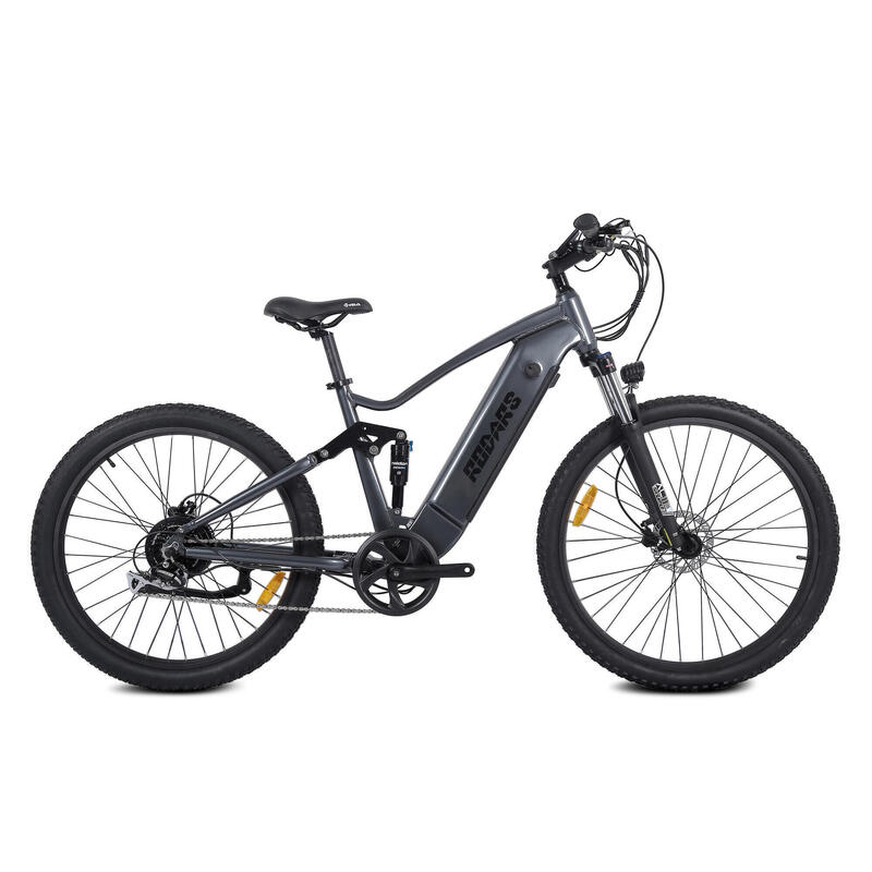 Bicicleta Eléctrica Montaña - Rodars Stamina Doble Susp. Gris Antracita Metaliz.