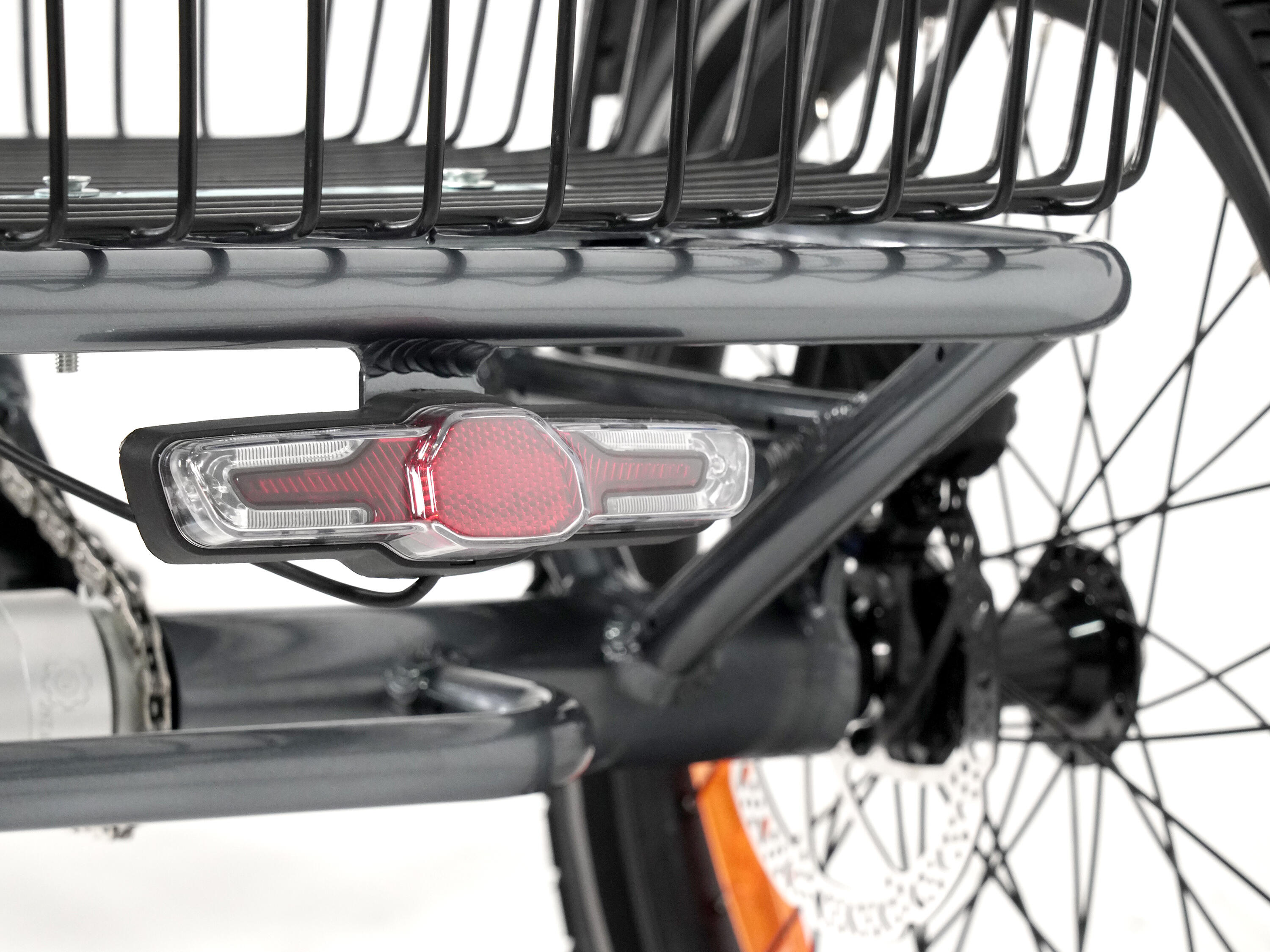 Triciclo Elétrico p/ adultos plegable - Rodars Swish Gris Metal. - Bat. 555Wh 2/7
