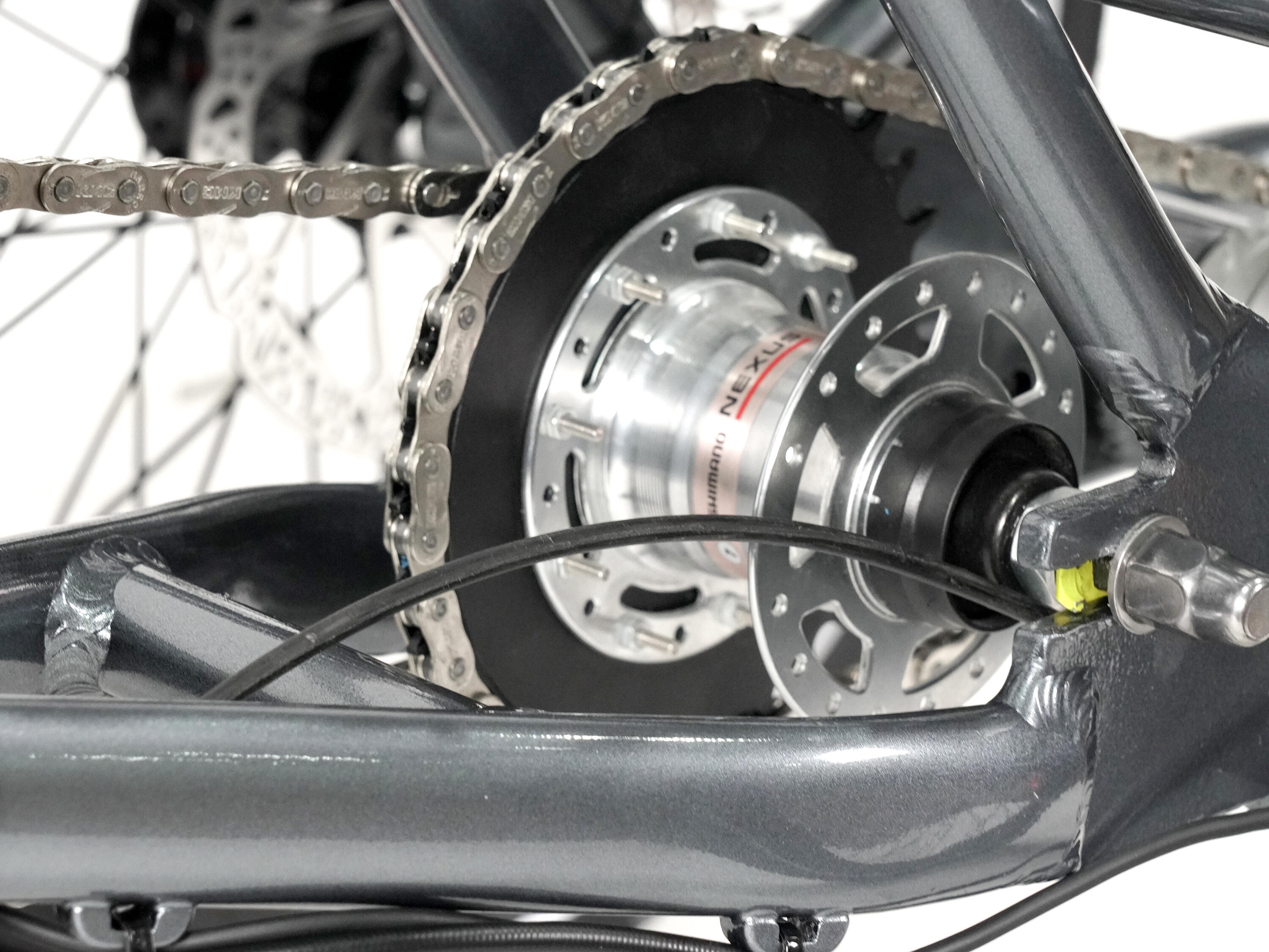 Triciclo Elétrico p/ adultos plegable - Rodars Swish Gris Metal. - Bat. 555Wh 6/7