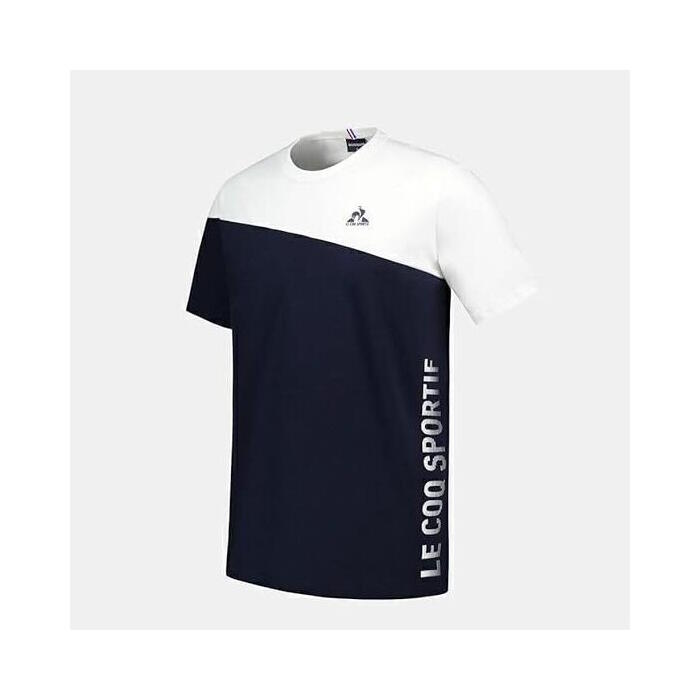 Póló Le Coq Sportif Bat Tee Ss No2 M, Kék, Férfiak