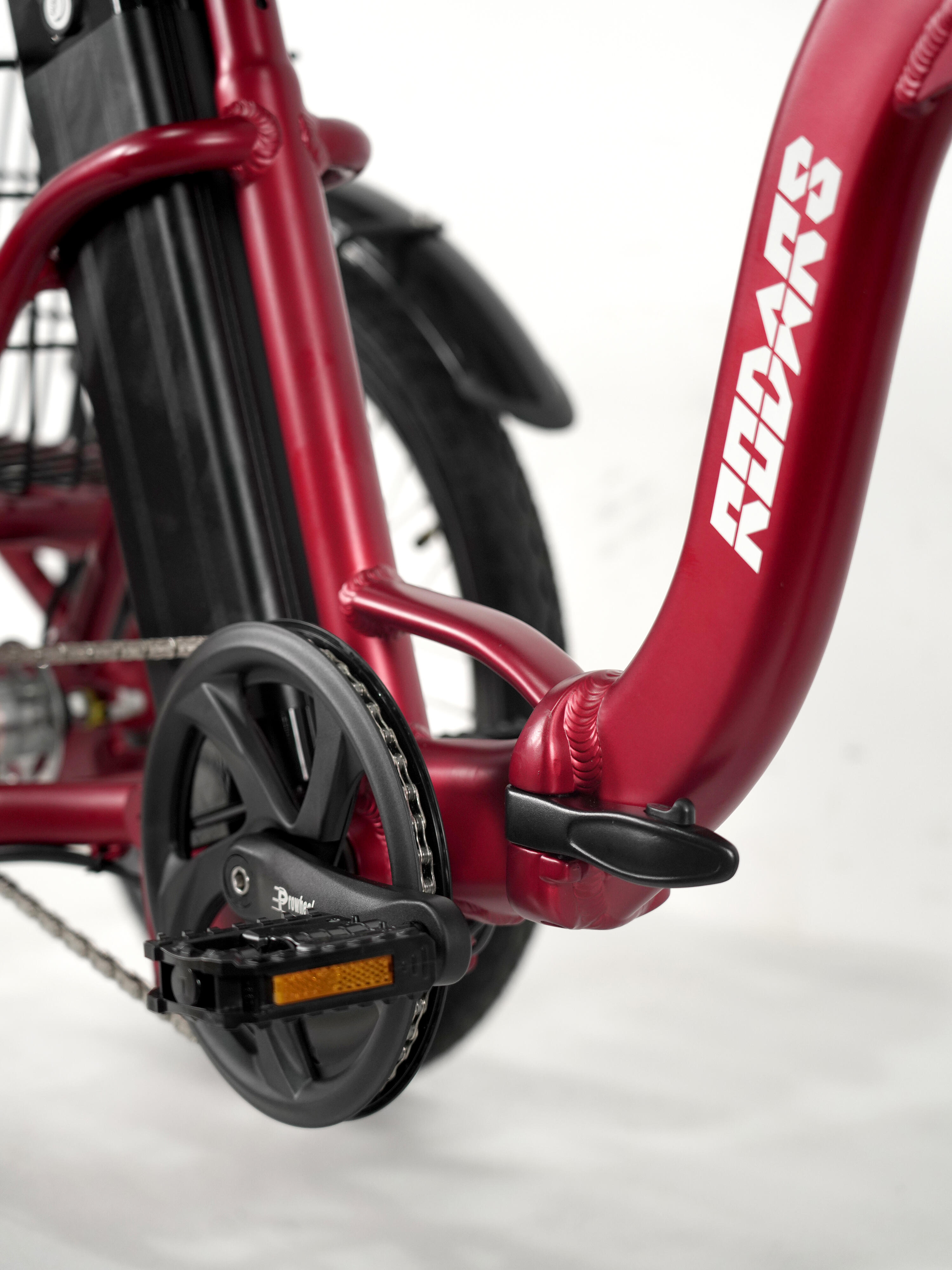 Triciclo Elétrico p/ adultos plegable - Rodars Swish Rojo Burdeos - Bat. 740Wh 5/7