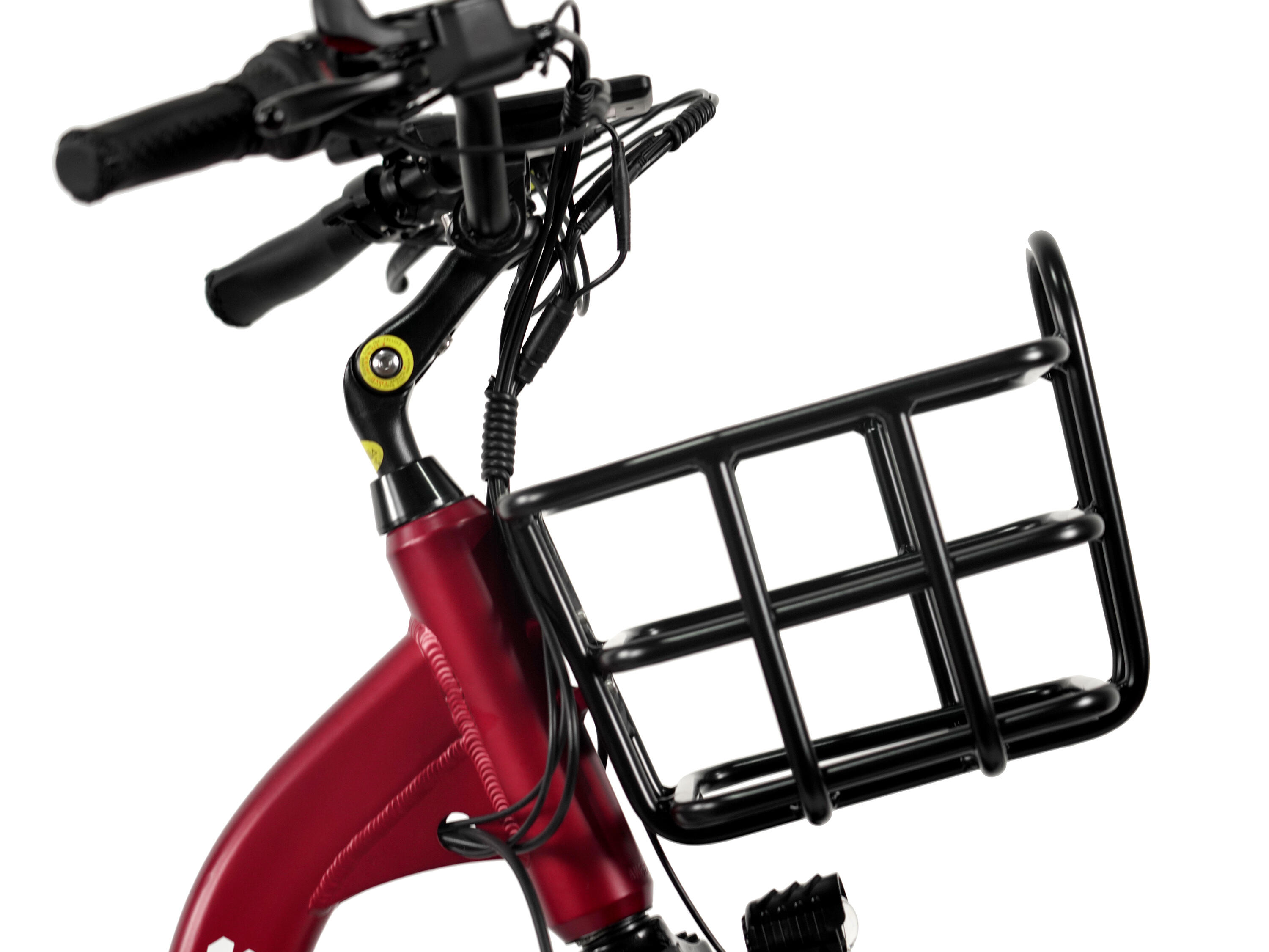 Triciclo Elétrico p/ adultos plegable - Rodars Swish Rojo Burdeos - Bat. 740Wh 4/7