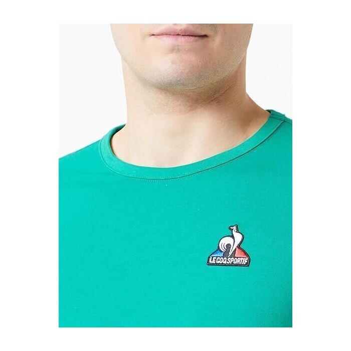 Póló Le Coq Sportif Ess Tee Ss No4 M, Zöld, Férfiak