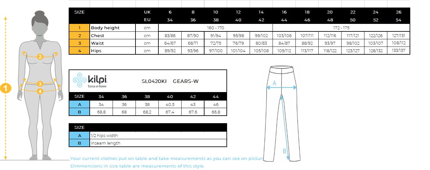Damskie legginsy do biegania KILPI GEARS-W 7/7