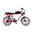 Bicicleta Eléctrica Retro 2 Personas Fat Bike - Rodars Bandit - Rojo y Negro