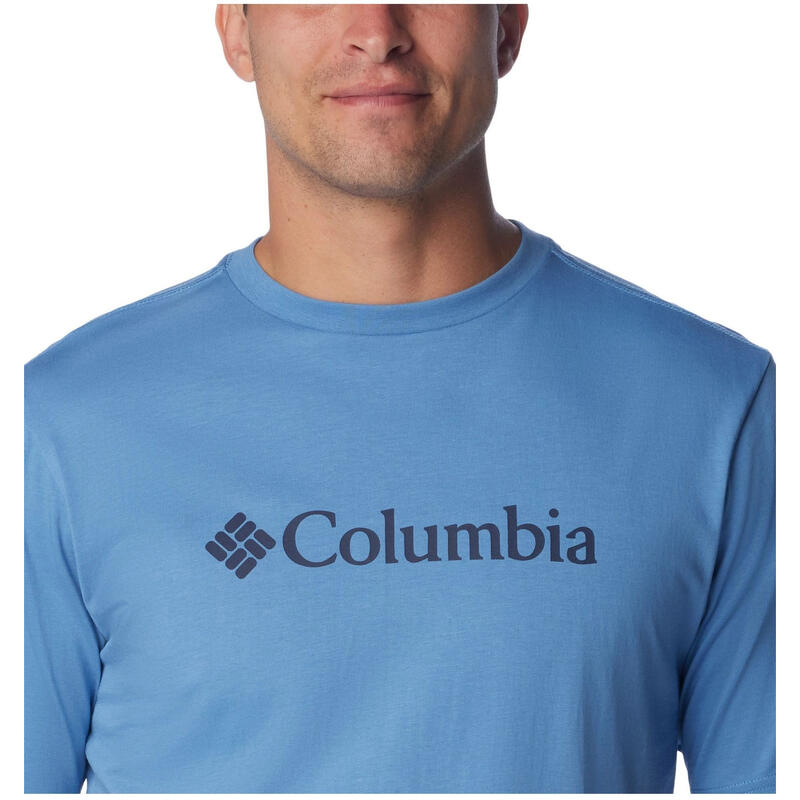 Tricou barbati Columbia Basic Logo, Albastru