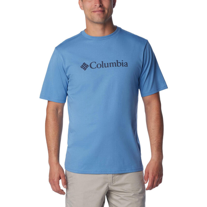 Póló Columbia Basic Logo, Kék, Férfiak