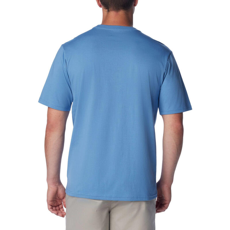 T-shirt Columbia Basic Logo, Bleu, Hommes