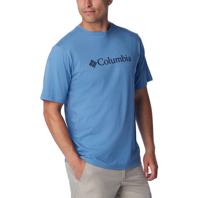 T-shirt Columbia Basic Logo, Bleu, Hommes