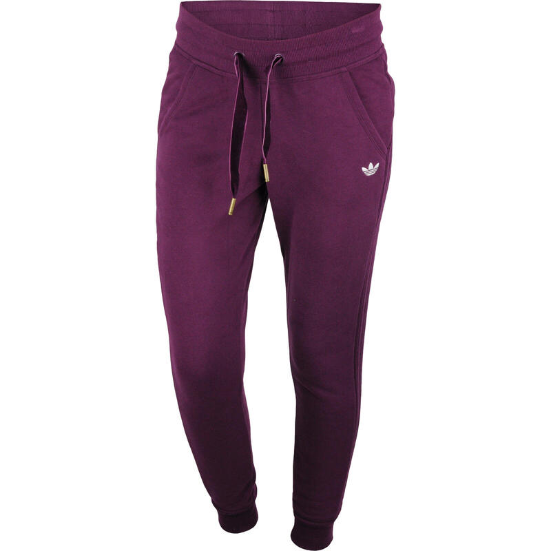 Pantaloni femei adidas Originals Slim TP Cuffed, Rosu