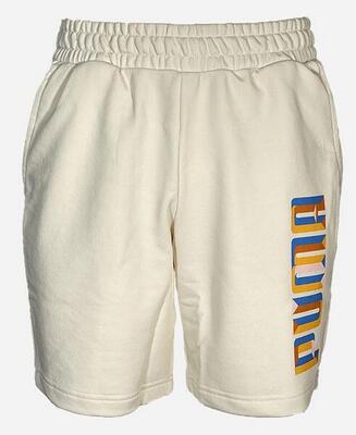 Pantaloncino uomo puma essential logo - beige
