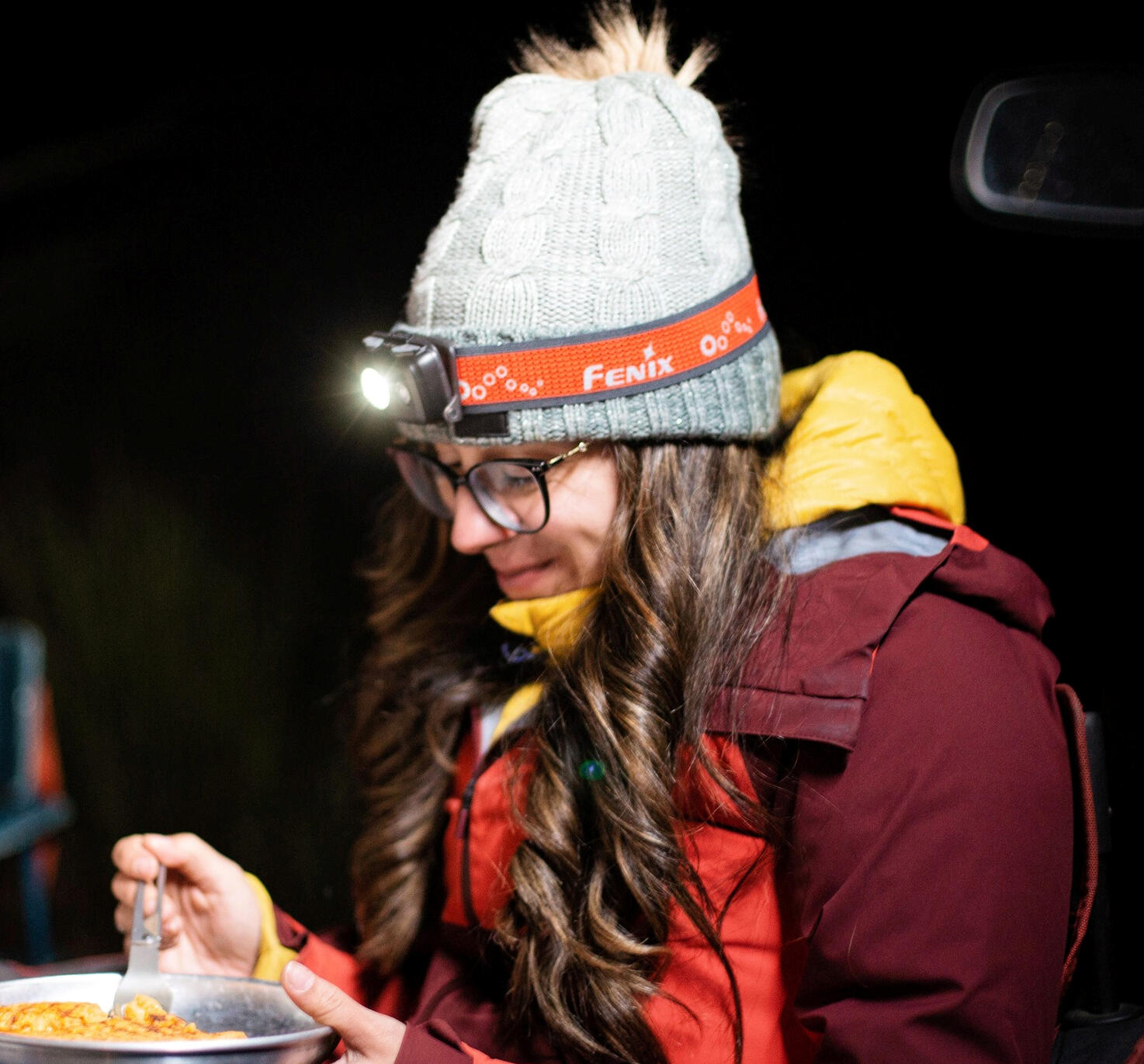 HL16 450 Lumen AAA powered Trail Running Headlamp 3/4