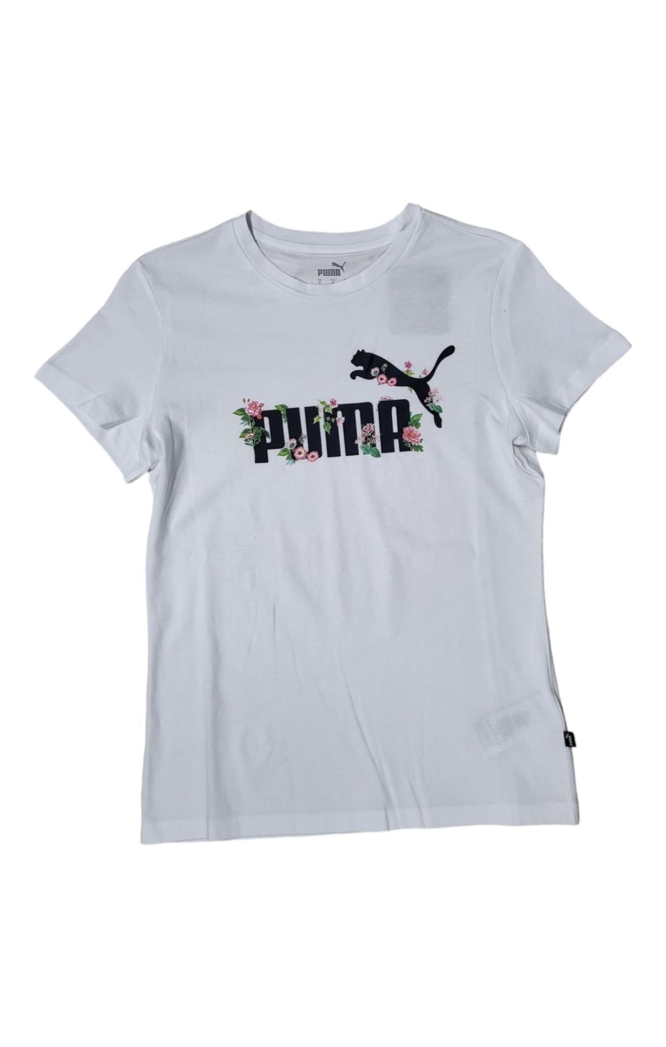PUMA T-shirt donna puma floral - bianco