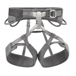 Harnais d'escalade Petzl Sama gris confortable léger Endoframe 4 porte-matériels