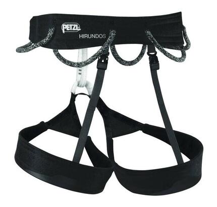 Harnais d'escalade Petzl Hirundos M noir slim léger 4 porte-matériel renforcé