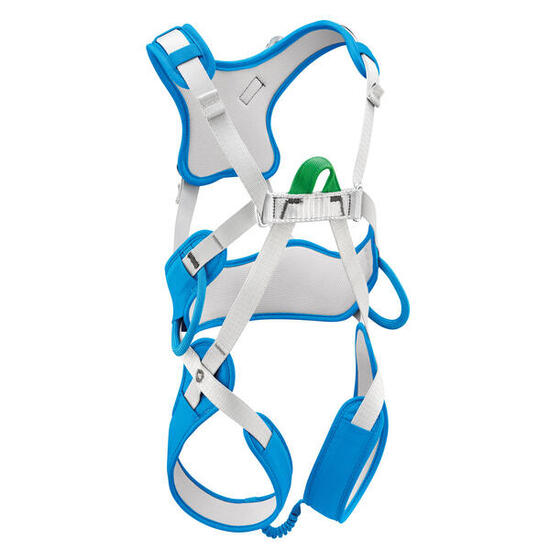 Harnais enfant PETZL Ouistiti semi-rigide vert/orange 58–70 cm
