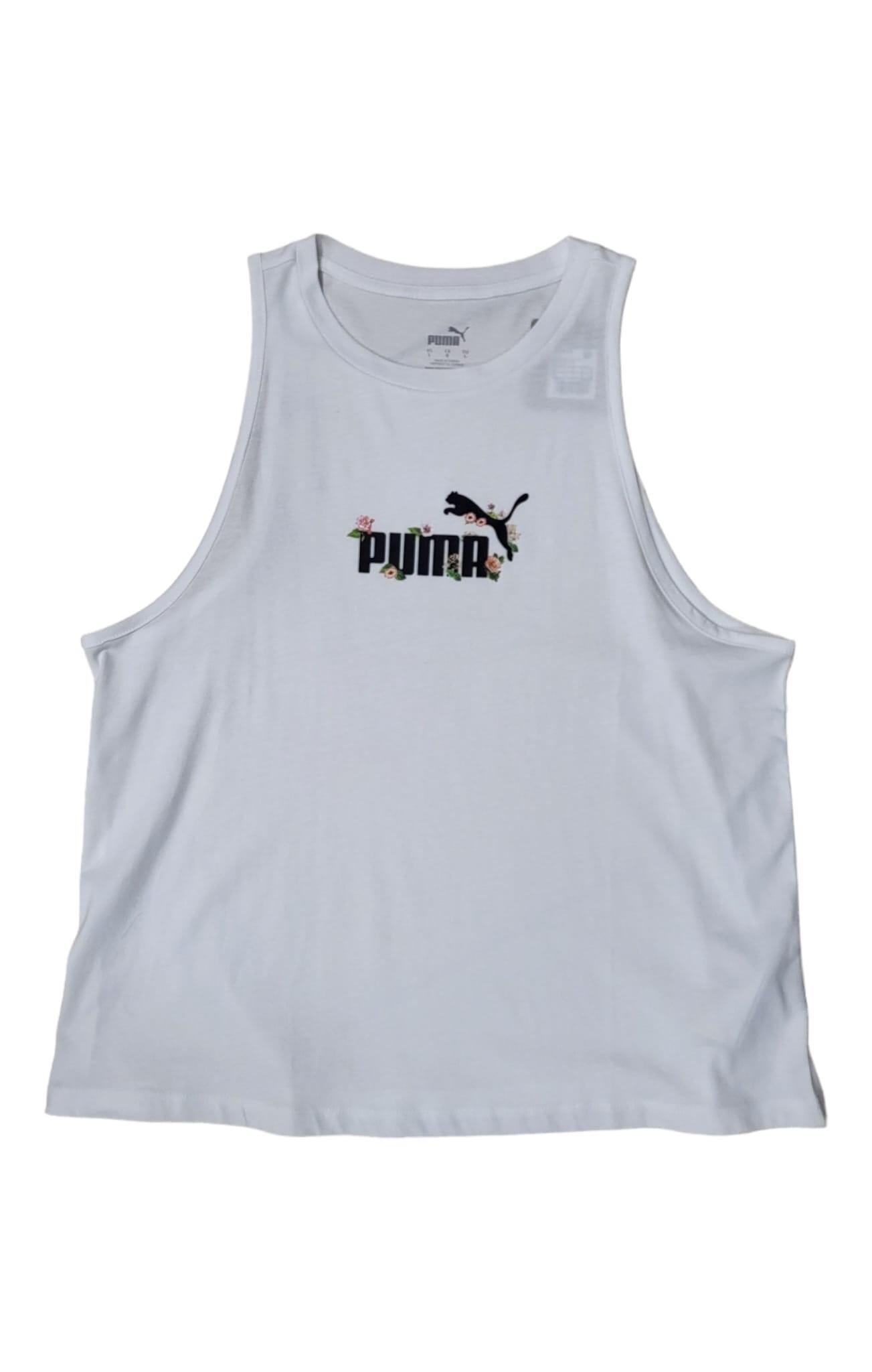 PUMA Canotta donna puma floreal - bianco