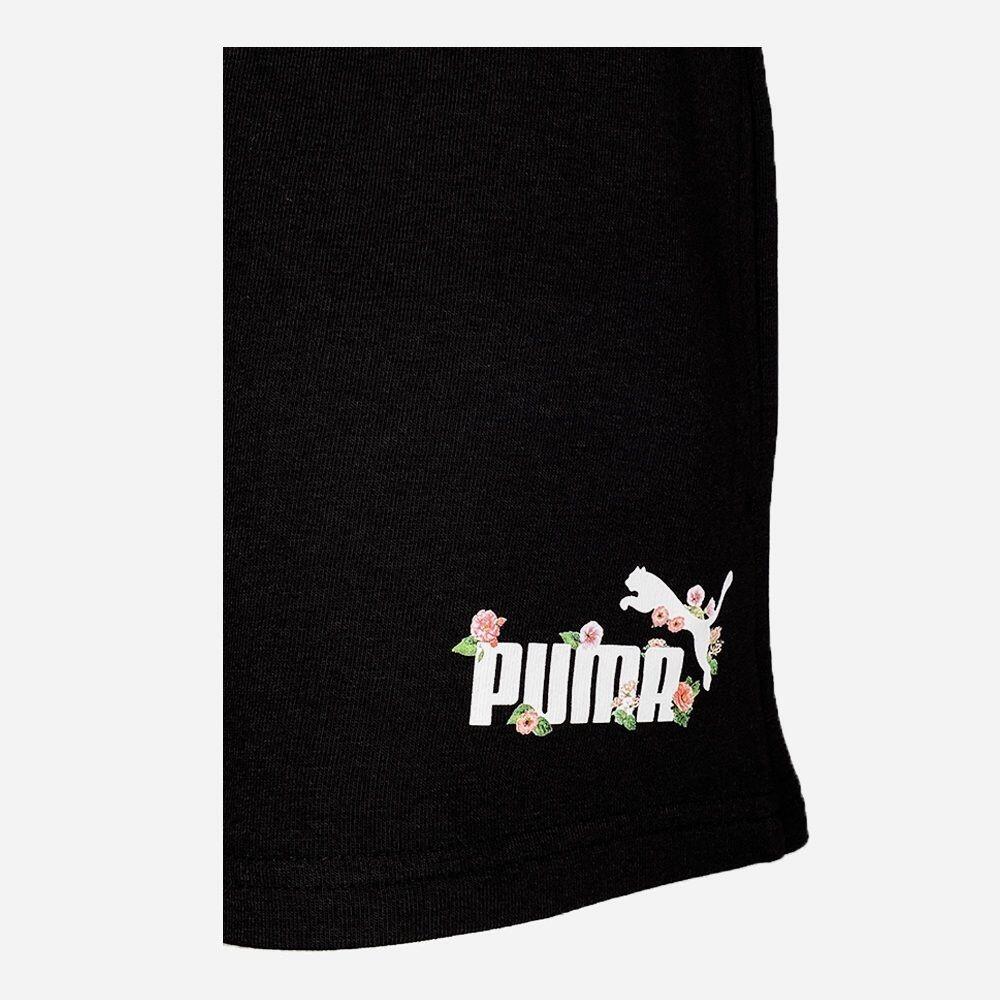 Pantaloncino donna puma floreal - nero 2/2