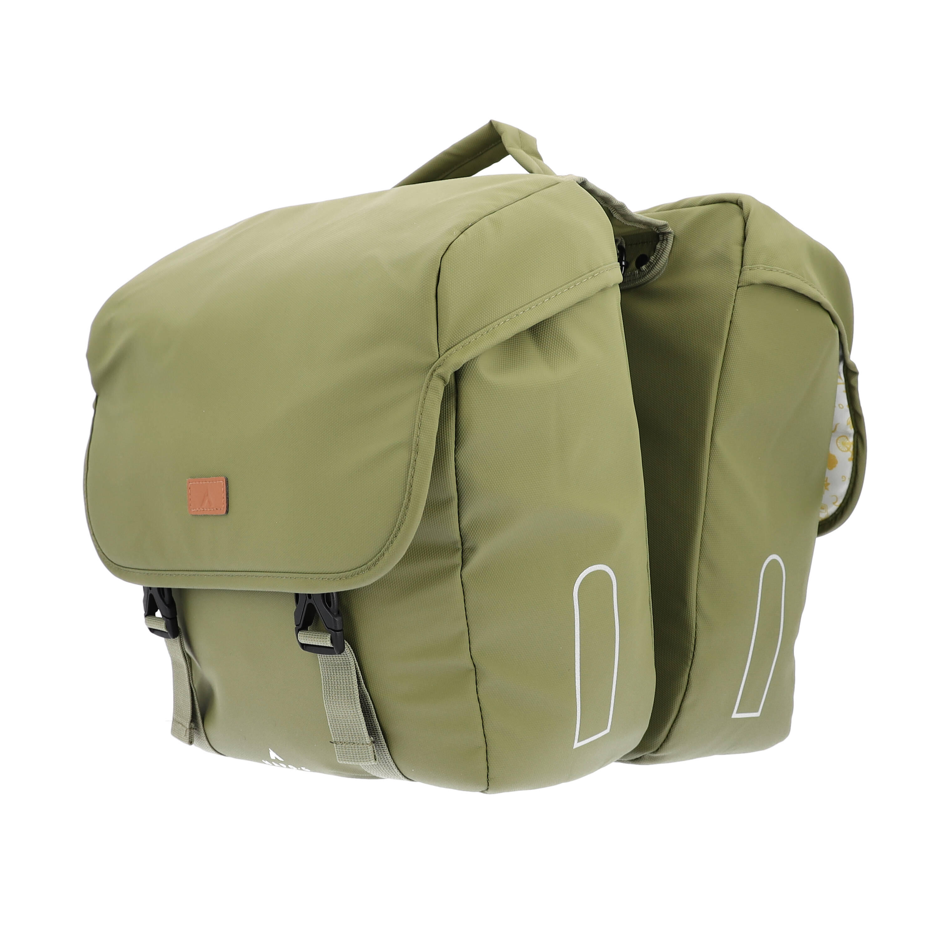 Hapo-g - Sacoche Double Vélo Porte-bagage Étanche 27l Kaki - Sacoche Vélo - Vert - 27 L - Decathlon