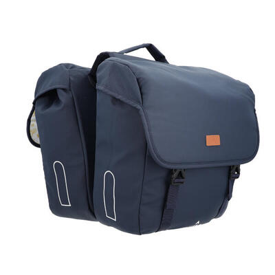 Borsa doppia per portapacchi impermeabile per bicicletta 27L BLU