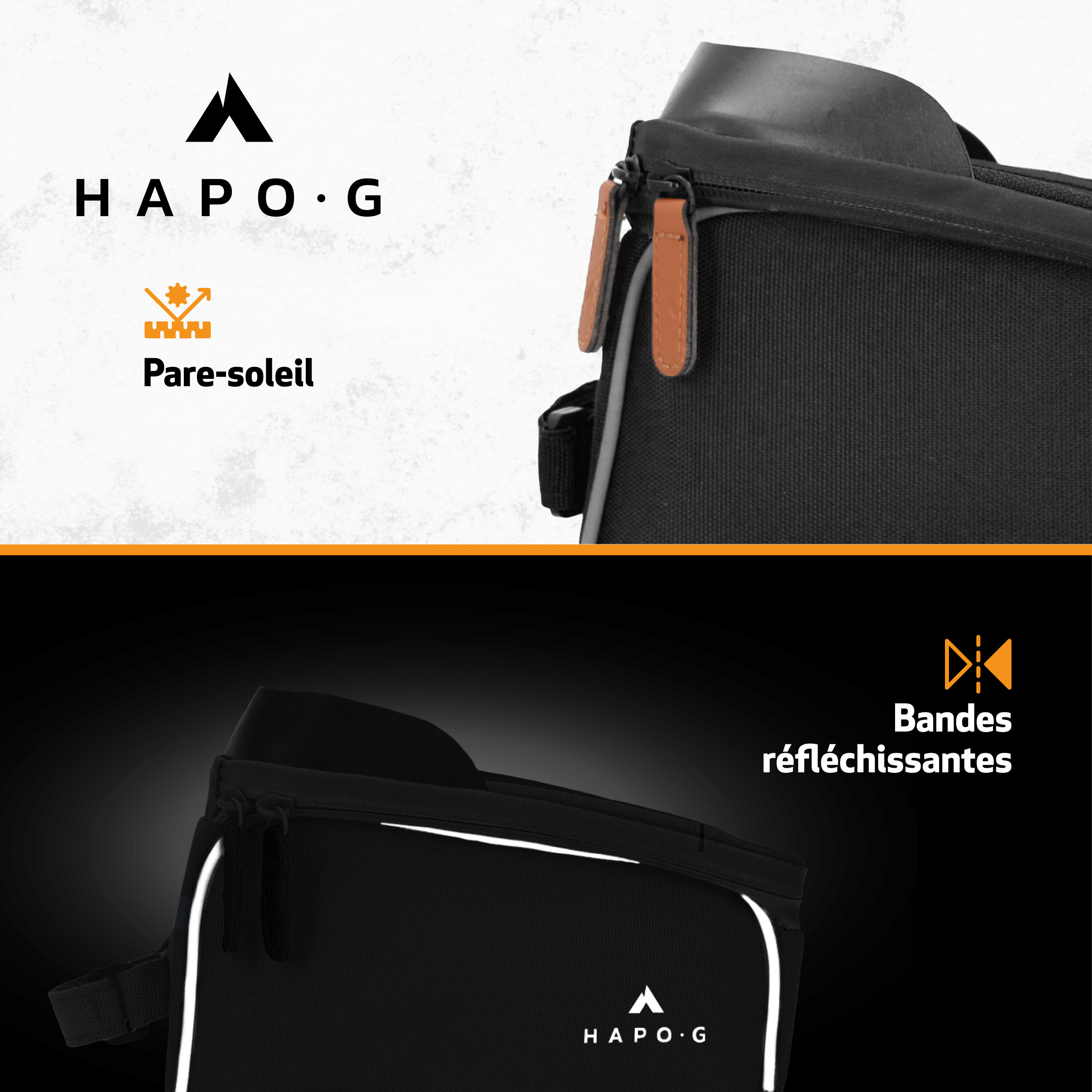 Hapo G Sacoche De Cadre Smartphone Eva Avec Pare-soleil