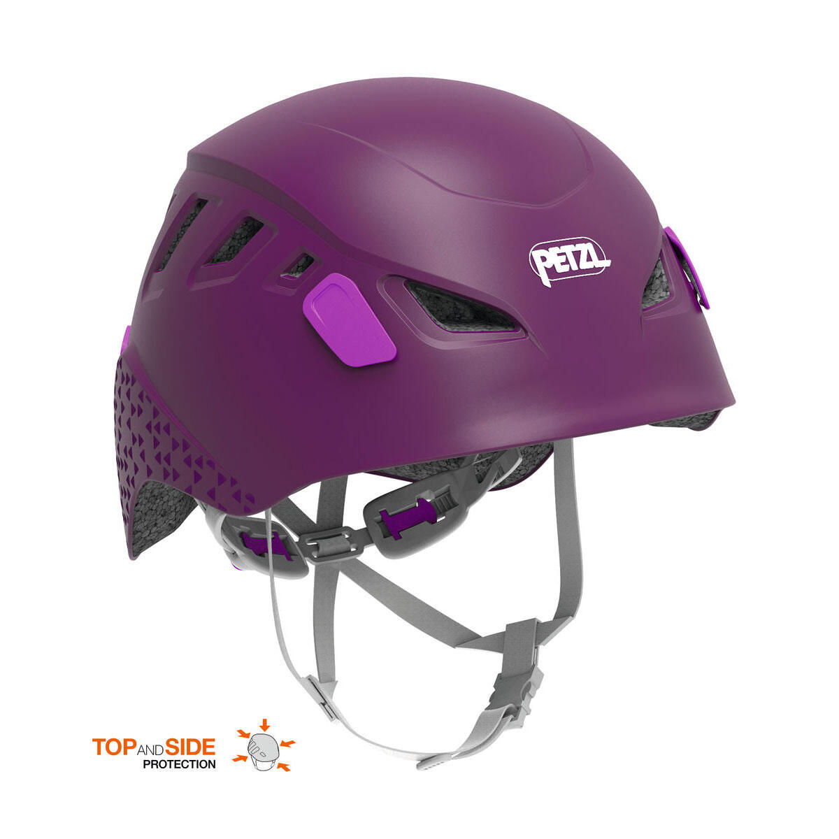 PETZL Kletterhelm für Kinder Picchu violett